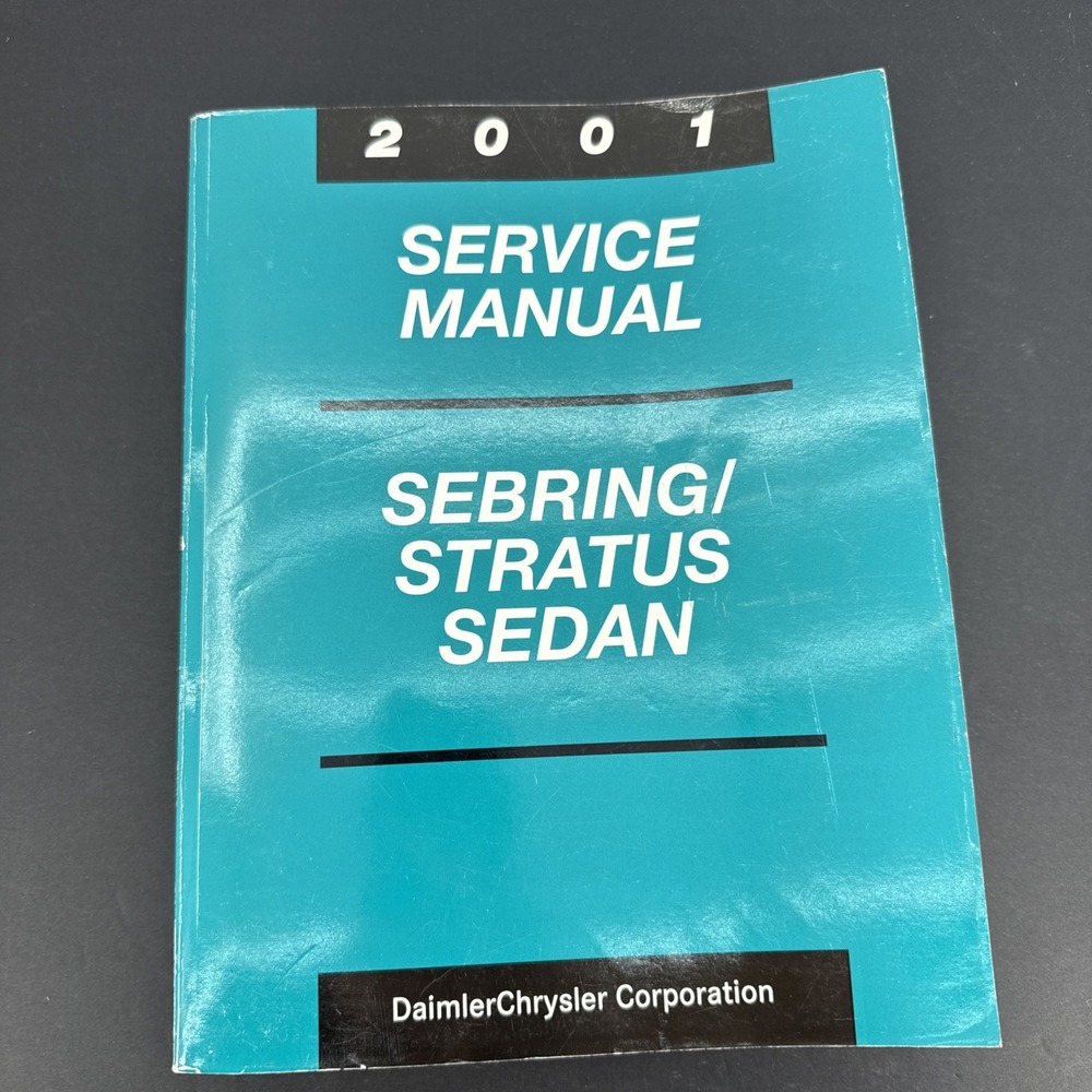 2001 CHRYSLER SEBRING & DODGE STRATUS SEDAN Service Shop Repair Manual OEM